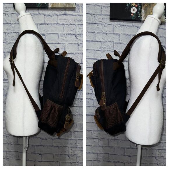 Harley-Davidson “Mustang" Backpack, weathered Leather and Black - Picture 6 of 14